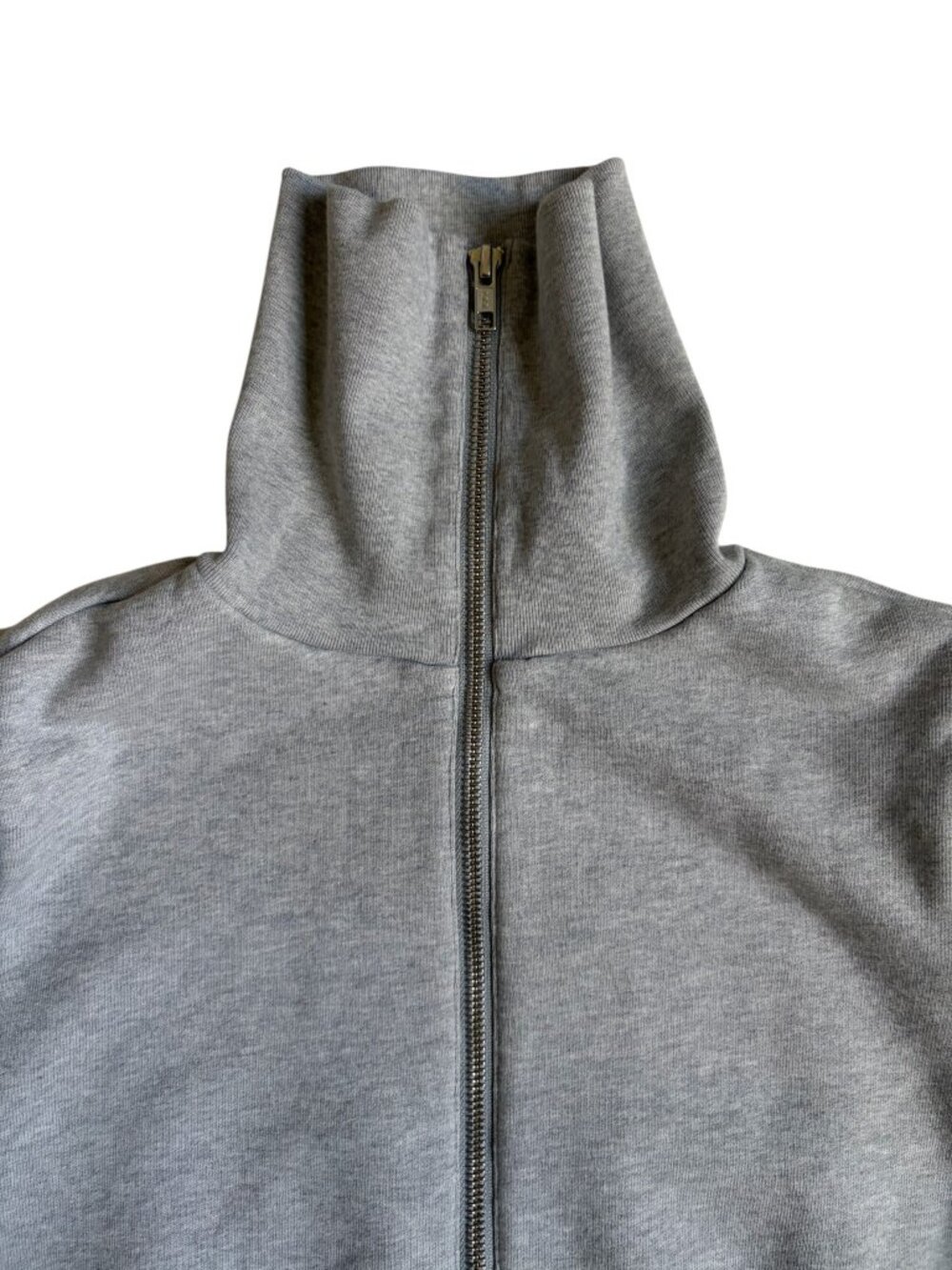 Frame Sporty Zip Sweatshirt (Gris Heather) - Small - Picture 5 of 11